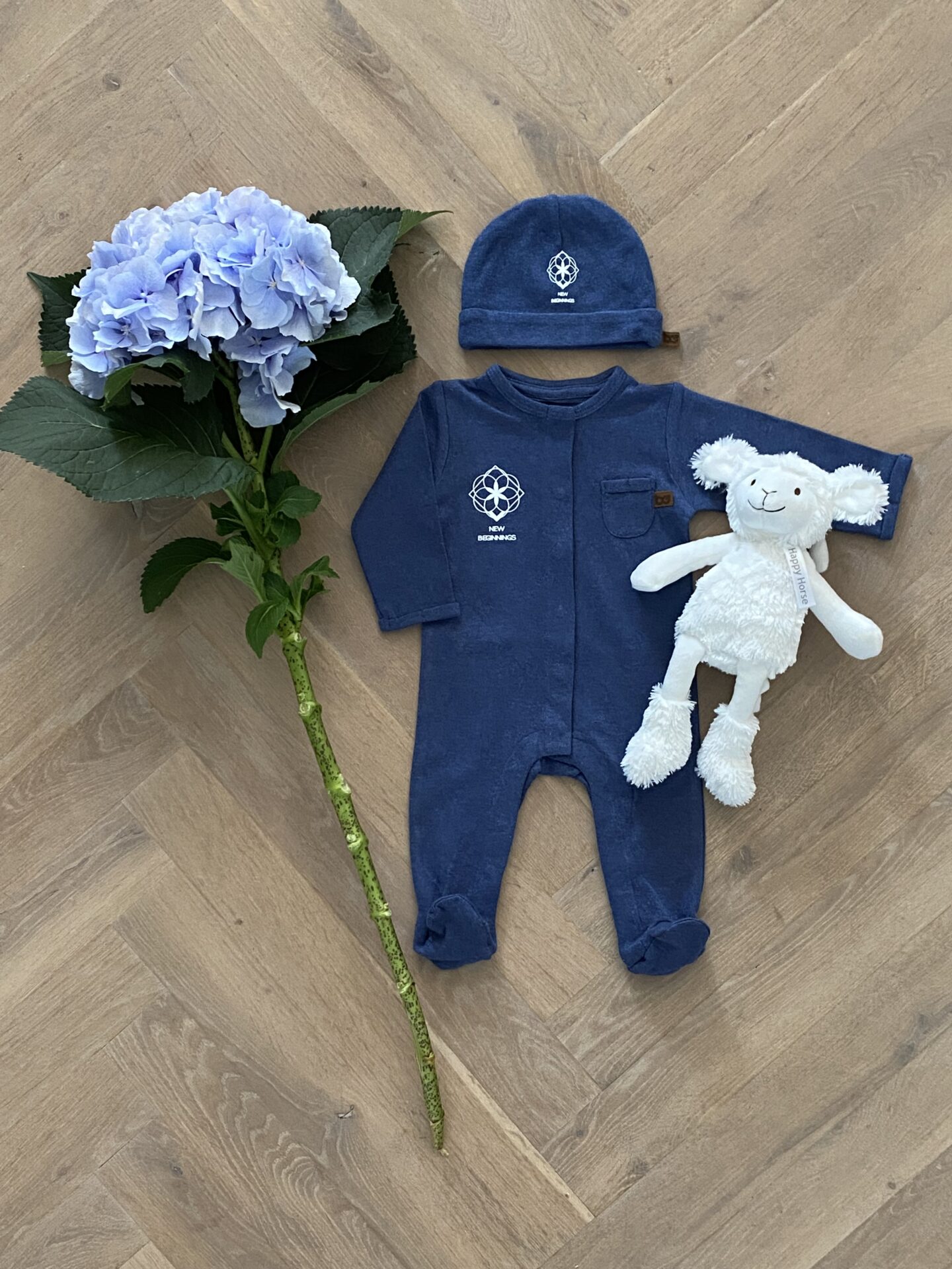 New Beginnings Newborn Mutsje Jeans - Afbeelding 6